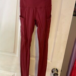 Lululemon fast and free high rise pant 25” brushed nulux size 0